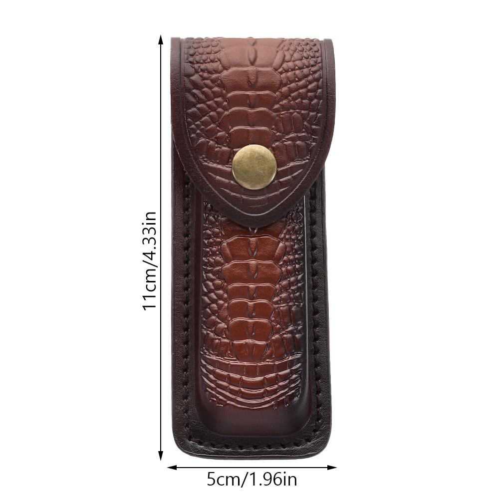 Edc Everyday Carry Knives - Fodero in pelle di vacchetta per