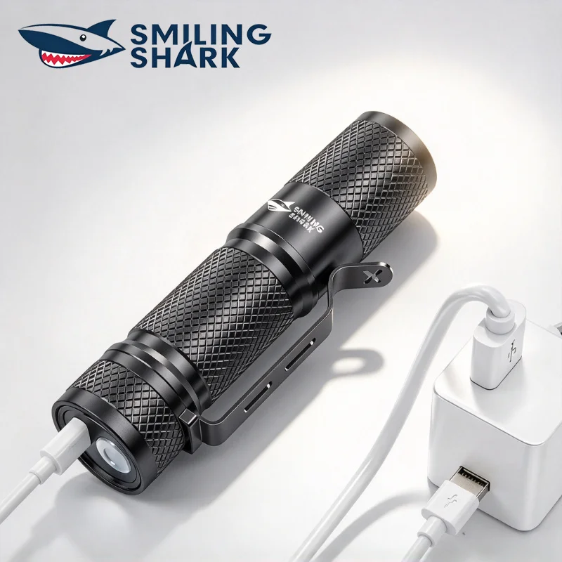 Edc Carry Clip - Torcia LED Mini Ultra Potente SMILING
