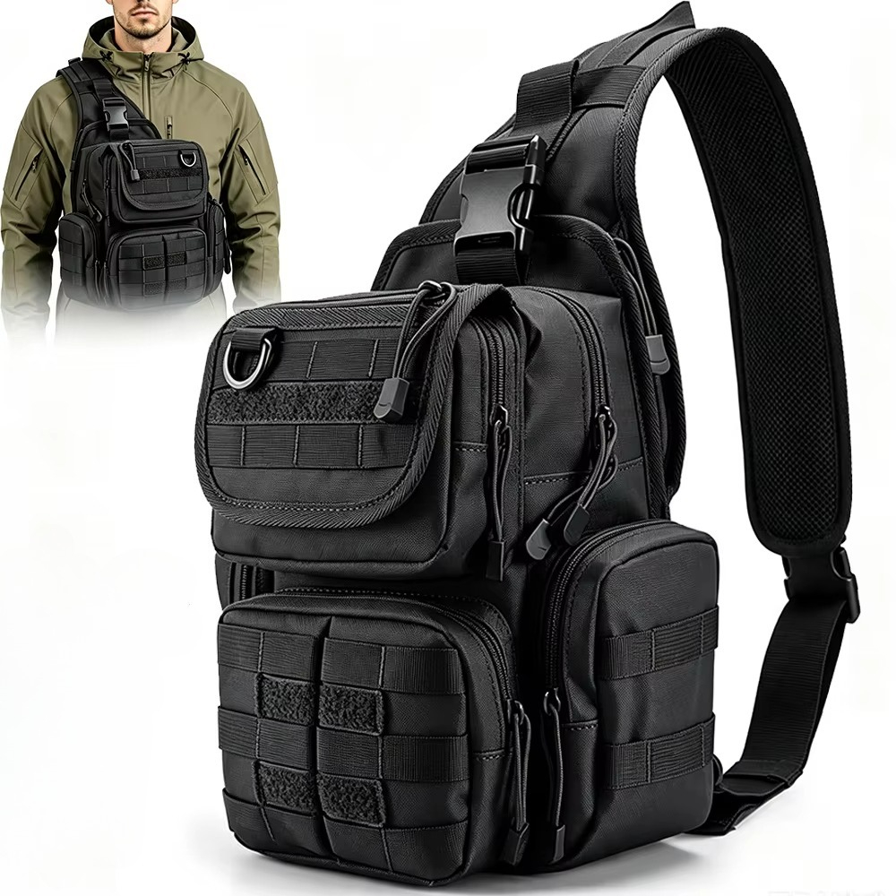 Borsa tattica per pistola, bor - Edc Concealed Carry Sling Bag recensione e prezzo
